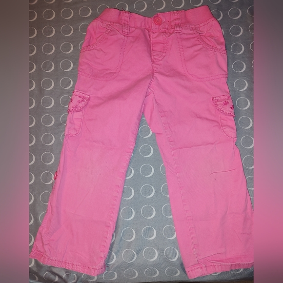 Two fleece shirts w/ pink pants, sz 4 - Picture 5 of 15